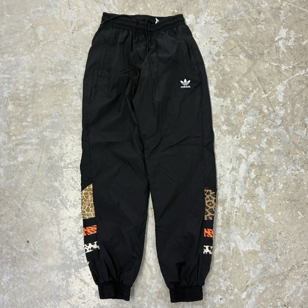 Adidas Atmos ATM Leopard Print Logo Track Pants Men's Small Black Trefoil GT7294 - Picture 2 of 16